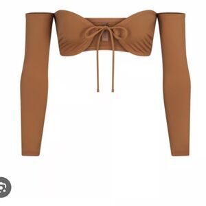 Skims track swim top